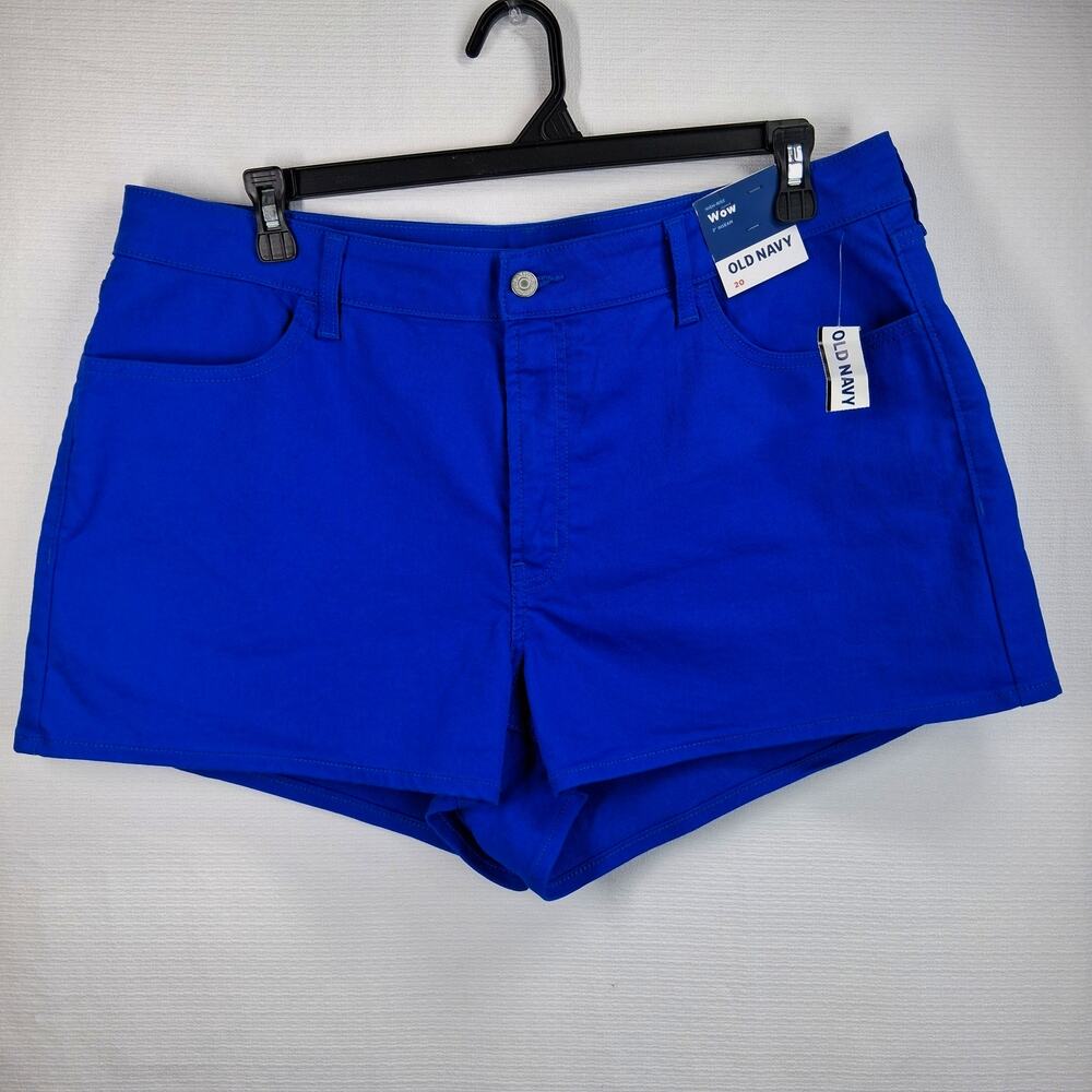 NWT Old Navy Hi-Rise WOW Shorts Women's 20 Blue Denim‎ Jeans